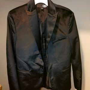 Jeffri Velvet Guess Blazer